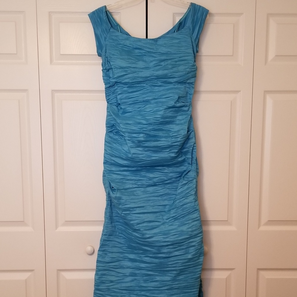 Alex Evening Taffeta Formal Mermaid Gown Size 14